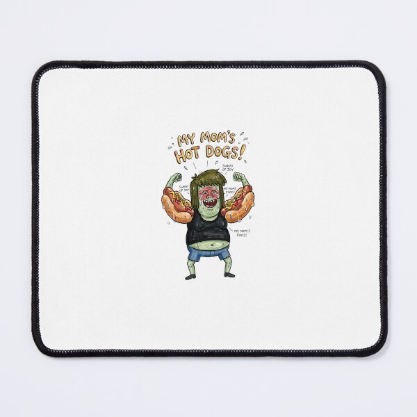 Item preview, Muscle Man Flexing Hot Dog Biceps My Moms Hot Dogs Regular Show Fan Art designed and sold by FreakToons.