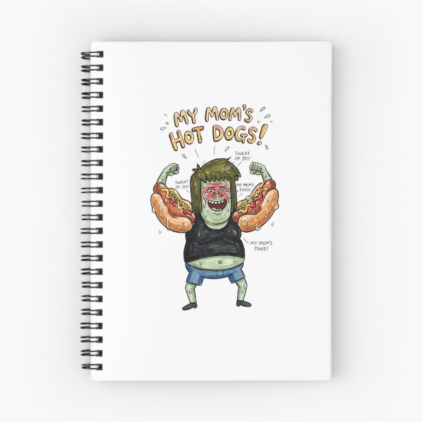 Item preview, Muscle Man Flexing Hot Dog Biceps My Moms Hot Dogs Regular Show Fan Art designed and sold by FreakToons.