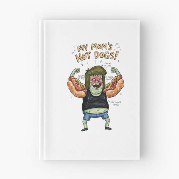 Item preview, Muscle Man Flexing Hot Dog Biceps My Moms Hot Dogs Regular Show Fan Art designed and sold by FreakToons.