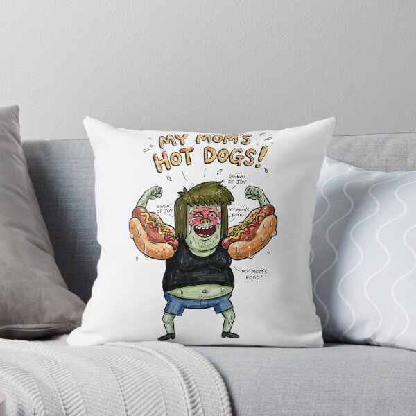 Item preview, Muscle Man Flexing Hot Dog Biceps My Moms Hot Dogs Regular Show Fan Art designed and sold by FreakToons.