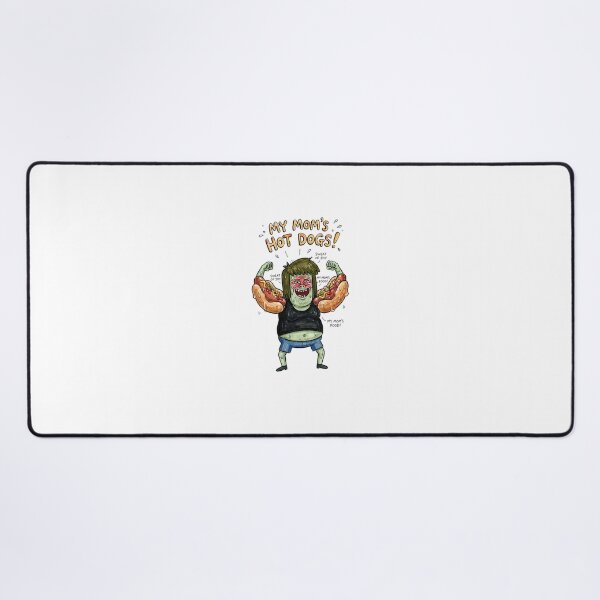 Item preview, Muscle Man Flexing Hot Dog Biceps My Moms Hot Dogs Regular Show Fan Art designed and sold by FreakToons.