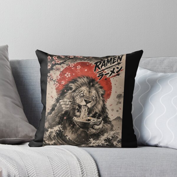 Item preview, Lion Ramen Sumie Japanese Vintage designed and sold by TomFrontierArt.