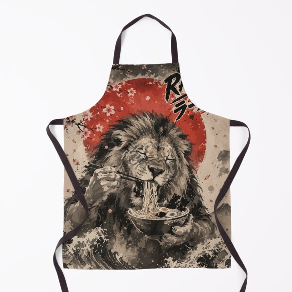 Item preview, Lion Ramen Sumie Japanese Vintage designed and sold by TomFrontierArt.