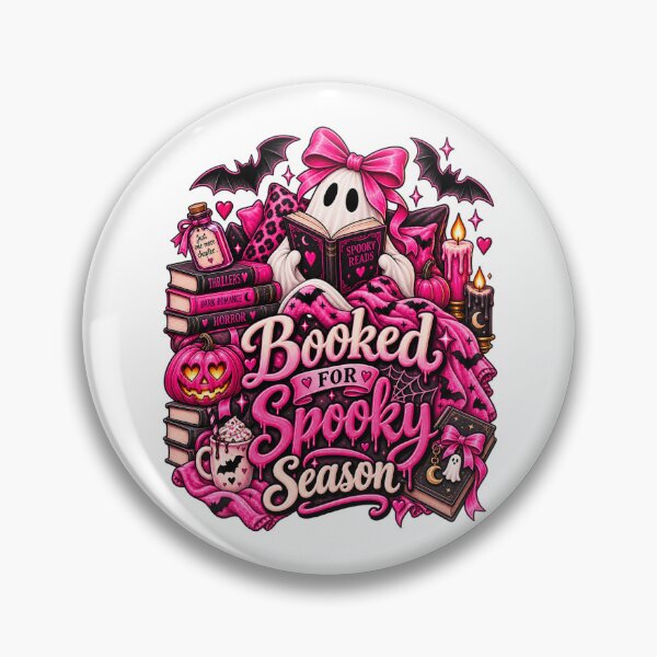 Item preview, Booked for spooky season - Spooky Readers Club designed and sold by Chaotically Cutee.