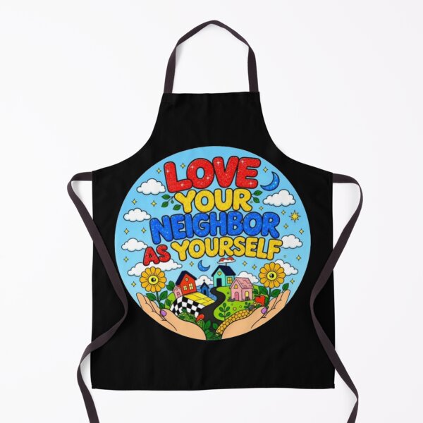 Item preview, Love Your Neighbor as Yourself – Colorful Kindness Art designed and sold by LakeshoreLegendsAndLight .