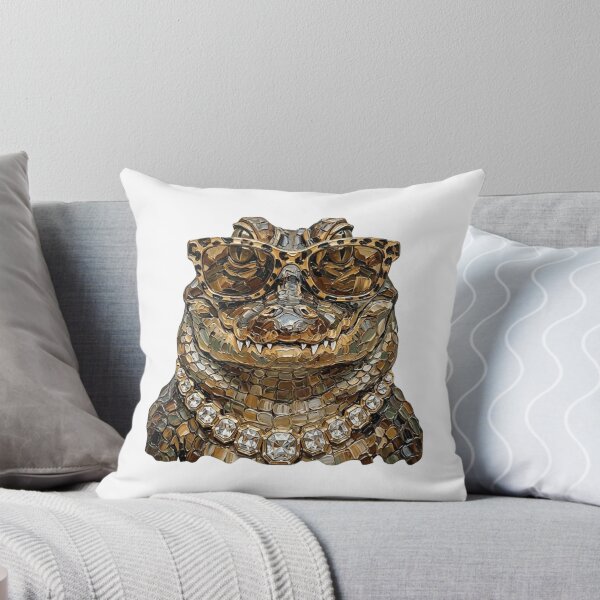 Item preview, Cool Glam Alligator Leopard Sunglasses Print designed and sold by HubShirt.