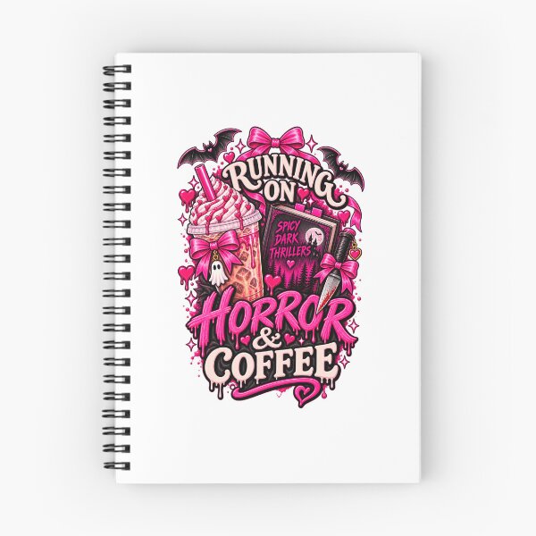 Item preview, Running on Horror & Coffee - Spooky Readers Club designed and sold by Chaotically Cutee.