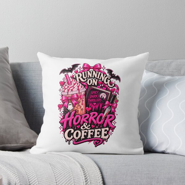 Item preview, Running on Horror & Coffee - Spooky Readers Club designed and sold by Chaotically Cutee.