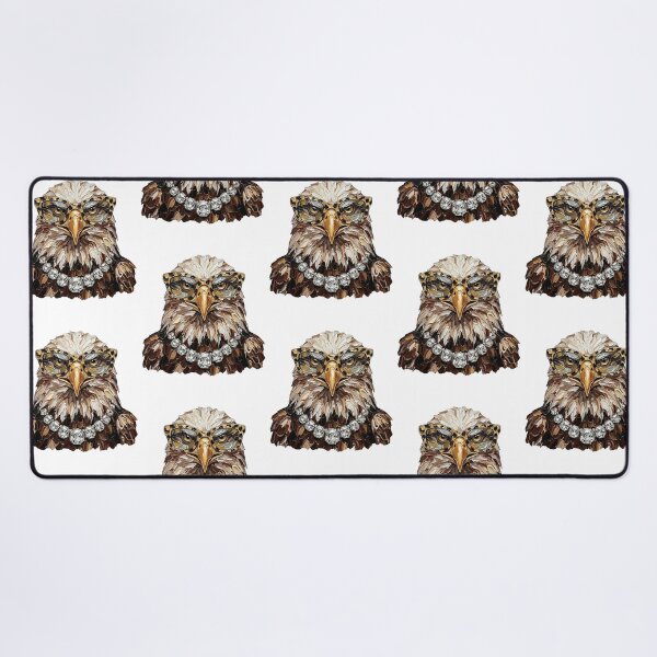 Item preview, Cool Glam Bald Eagle Leopard Sunglasses Print designed and sold by HubShirt.