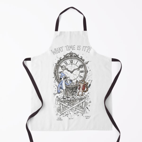 Item preview, Mordecai And Rigby Fixing Broken Clock What Time Is It Regular Show Fan Art designed and sold by FreakToons.