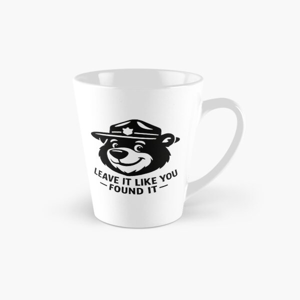 Item preview, Leave It Like You Found It – Ranger Bear Black designed and sold by GabeMountainArt.