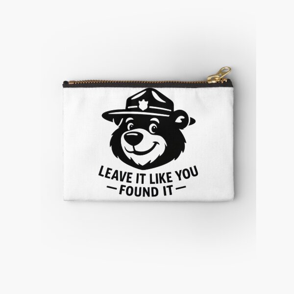 Item preview, Leave It Like You Found It – Ranger Bear Black designed and sold by GabeMountainArt.
