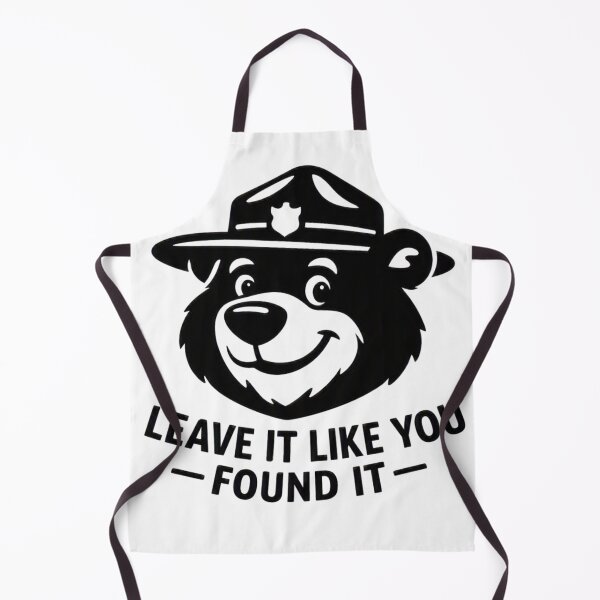Item preview, Leave It Like You Found It – Ranger Bear Black designed and sold by GabeMountainArt.