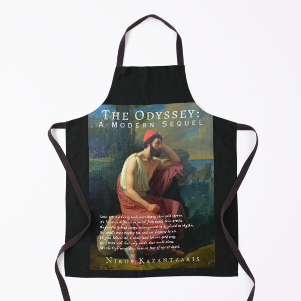 Item preview, Nikos Kazantzakis quote: Fools, art is a heavy task, more heavy than gold crowns; it's far more difficult to match firm words than armies, they're disciplined troops, unconquered, designed and sold by artbleed.