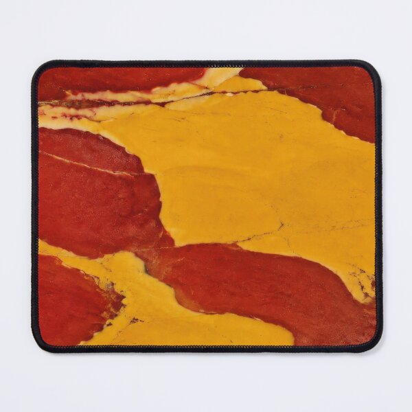 Item preview, Mookaite Jasper Quartz Gemstone Texture in Rich Red, Mustard Yellow and Golden Ochre – Bold Natural Stone Inspired Pattern for Phone Cases, Home Decor and Accessories designed and sold by SurfaceCraft Studio.
