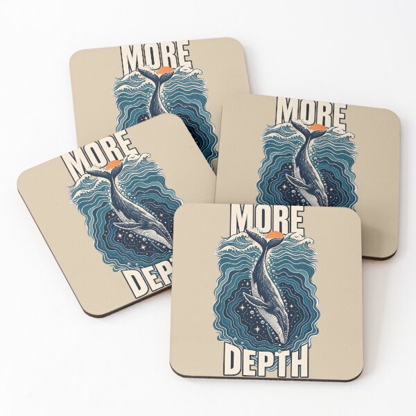 Item preview, More Depth – Cosmic Whale in the Deep Ocean designed and sold by VioVibe.