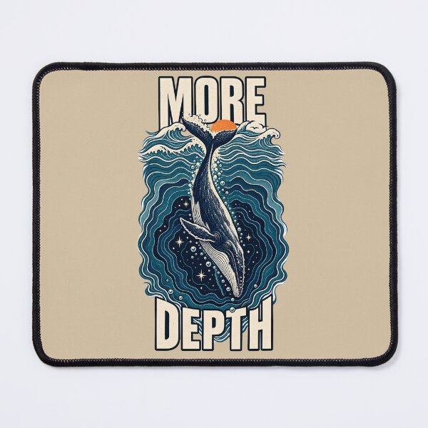 Item preview, More Depth – Cosmic Whale in the Deep Ocean designed and sold by VioVibe.