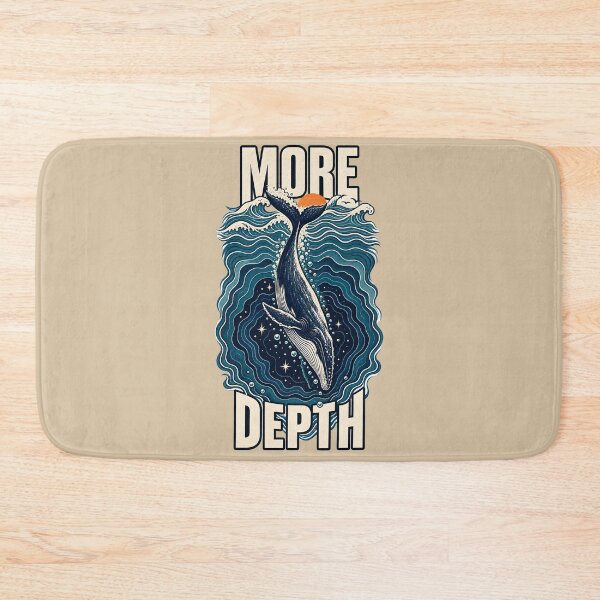 Item preview, More Depth – Cosmic Whale in the Deep Ocean designed and sold by VioVibe.