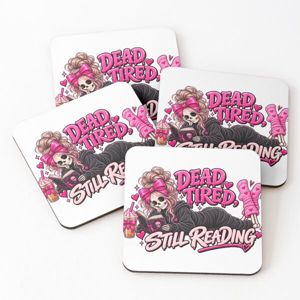 Item preview, Dead tired but still reading - Spooky Readers Club designed and sold by Chaotically Cutee.