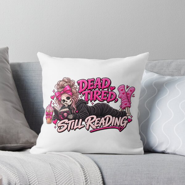 Item preview, Dead tired but still reading - Spooky Readers Club designed and sold by Chaotically Cutee.