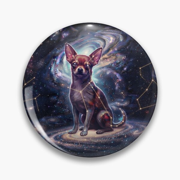 Item preview, Cosmic Chihuahua: Tiny Giant & Celestial Gem Nebula designed and sold by SOOstudio73.