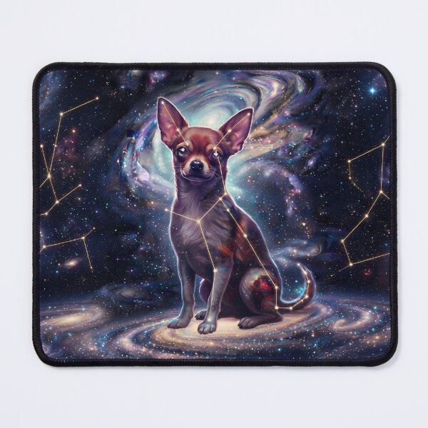 Item preview, Cosmic Chihuahua: Tiny Giant & Celestial Gem Nebula designed and sold by SOOstudio73.