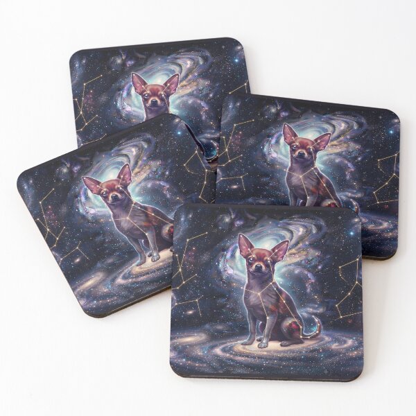 Item preview, Cosmic Chihuahua: Tiny Giant & Celestial Gem Nebula designed and sold by SOOstudio73.