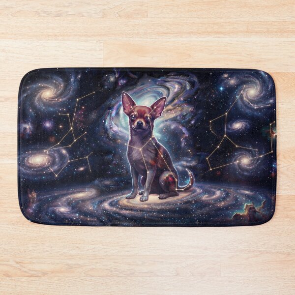 Item preview, Cosmic Chihuahua: Tiny Giant & Celestial Gem Nebula designed and sold by SOOstudio73.