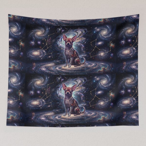 Item preview, Cosmic Chihuahua: Tiny Giant & Celestial Gem Nebula designed and sold by SOOstudio73.