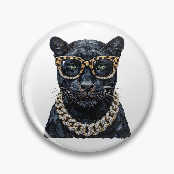 Item preview, Cool Glam Panther Leopard Sunglasses Print designed and sold by HubShirt.