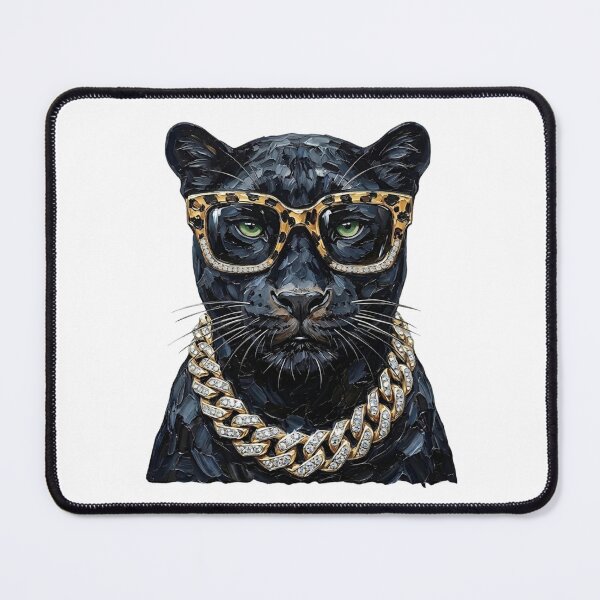 Item preview, Cool Glam Panther Leopard Sunglasses Print designed and sold by HubShirt.