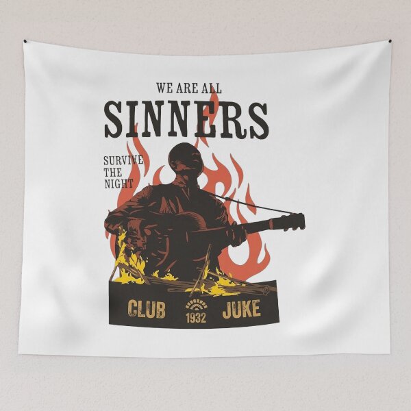 Item preview, Alan Wake 2 - Old Gods Of Asgard - We Are All Sinners - Survive The Night - Club Juke 1932 designed and sold by vizdraws.