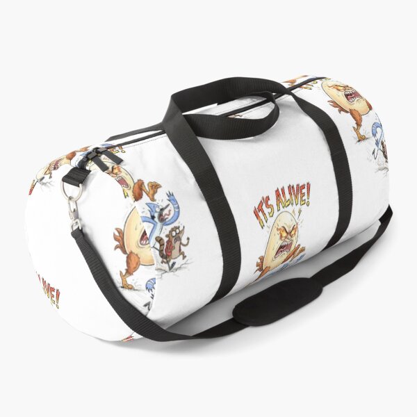 Item preview, Giant Angry Egg Chasing Mordecai And Rigby Its Alive Regular Show Fan Art designed and sold by FreakToons.