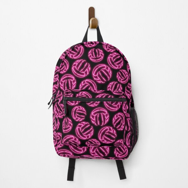 Item preview, Pink neon glow line art sketch volleyballs designed and sold by katzdzynes.