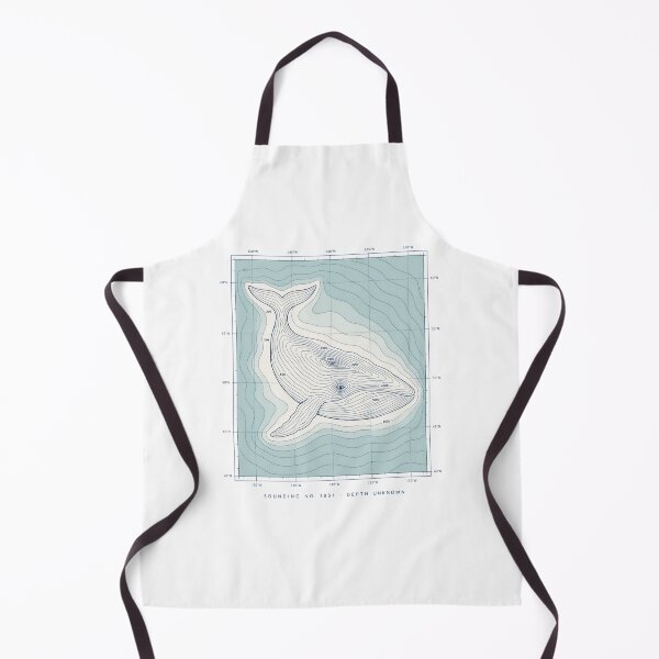 Item preview, Moby Dick: Sounding No. 1851 Bathymetric Whale designed and sold by Fenay Designs.