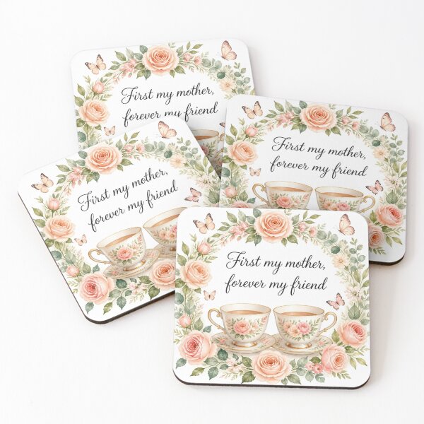 Item preview, First My Mother Forever My Friend designed and sold by CozyMomDesign.