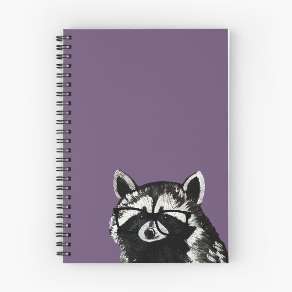 Item preview, Smart Raccoon in Reading Glasses designed and sold by ArtistsAtticWI.
