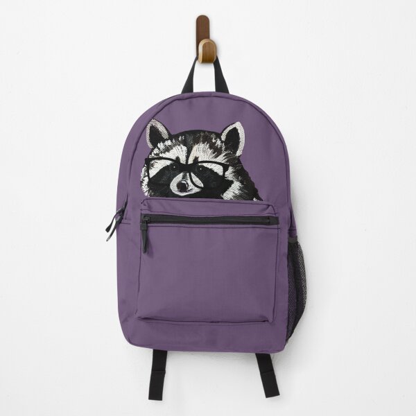 Item preview, Smart Raccoon in Reading Glasses designed and sold by ArtistsAtticWI.