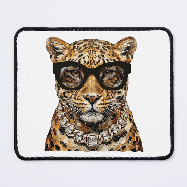 Item preview, Cool Glam Leopard Sunglasses Print designed and sold by HubShirt.