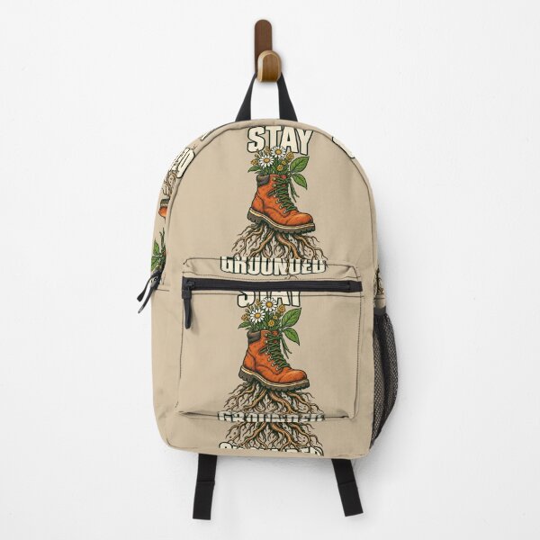 Item preview, Stay Grounded – Floral Hiking Boot with Roots designed and sold by VioVibe.