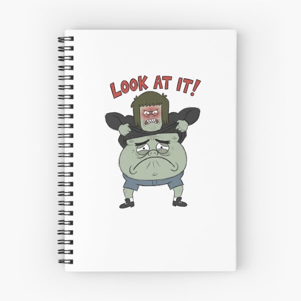 Item preview, Muscle Man Lifting Shirt Look At It Regular Show Fan Art designed and sold by FreakToons.