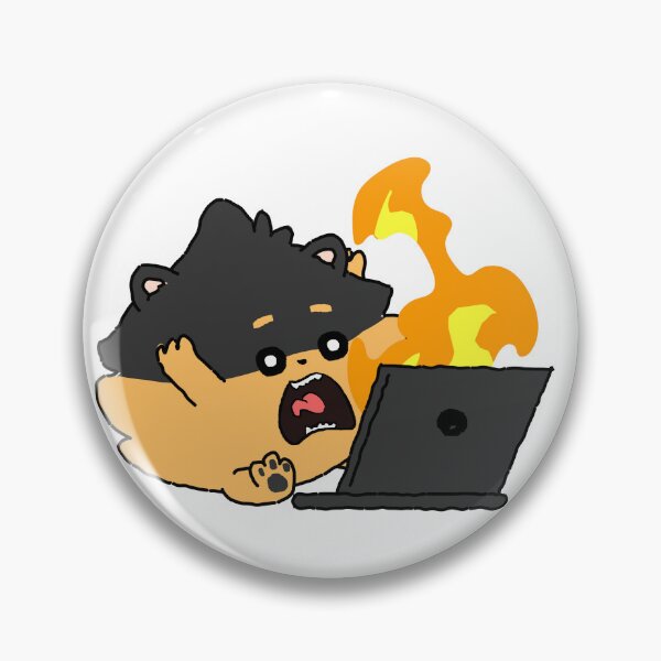 Item preview, Fire at the office | Pomeranian designed and sold by Pompompom-store.