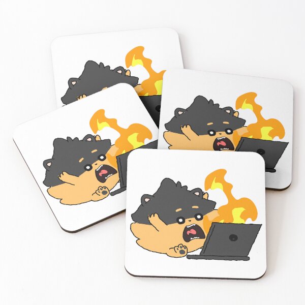 Item preview, Fire at the office | Pomeranian designed and sold by Pompompom-store.