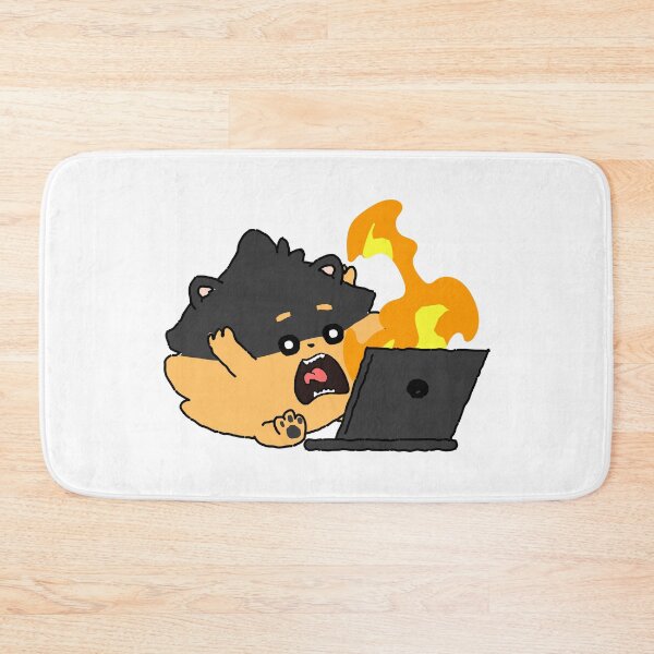 Item preview, Fire at the office | Pomeranian designed and sold by Pompompom-store.