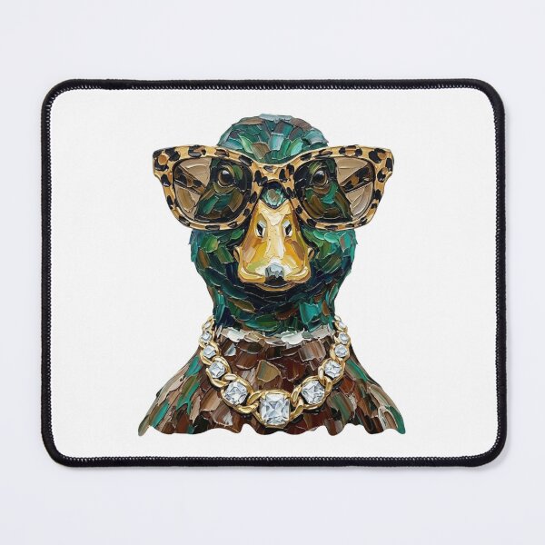 Item preview, Cool Glam Mallard Duck Leopard Sunglasses Print designed and sold by HubShirt.