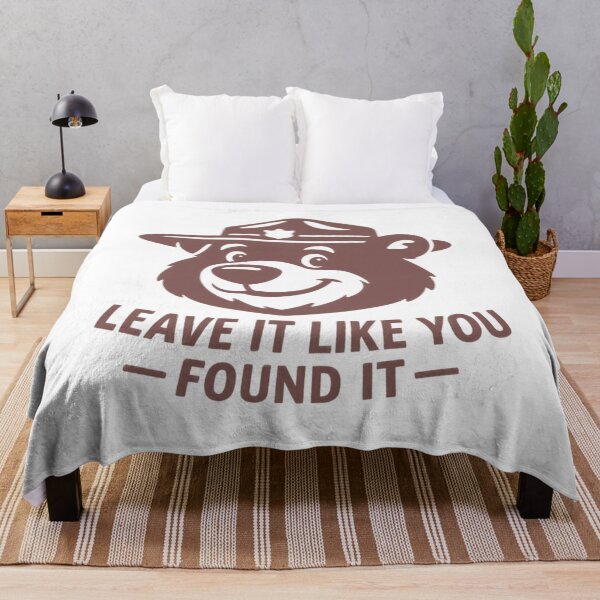 Item preview, Leave It Like You Found It – Ranger Bear Brown designed and sold by GabeMountainArt.