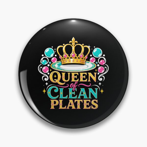 Item preview, Queen Of Clean Plates designed and sold by PWD-Design.