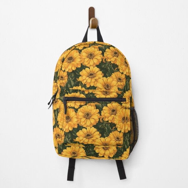 Item preview, Minimalistic Zinnia Flower  - Botanical Garden Pattern - Housewarming Gifts designed and sold by RoyalStarsPatts.