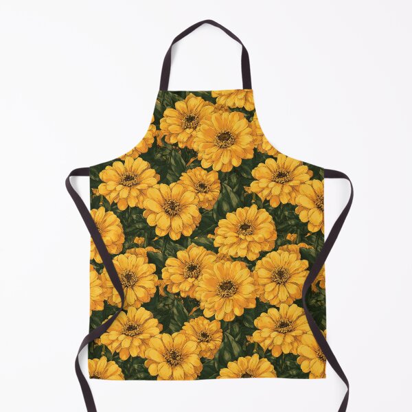 Item preview, Minimalistic Zinnia Flower - Botanical Garden Pattern - Housewarming Gifts designed and sold by RoyalStarsPatts.