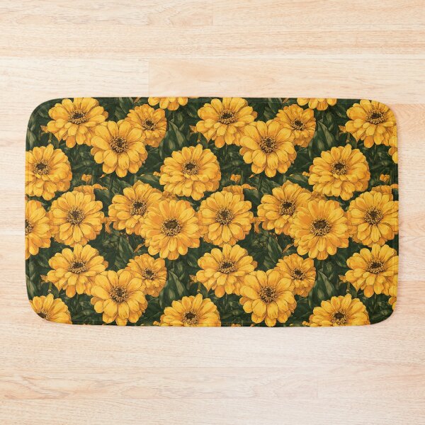 Item preview, Minimalistic Zinnia Flower  - Botanical Garden Pattern - Housewarming Gifts designed and sold by RoyalStarsPatts.